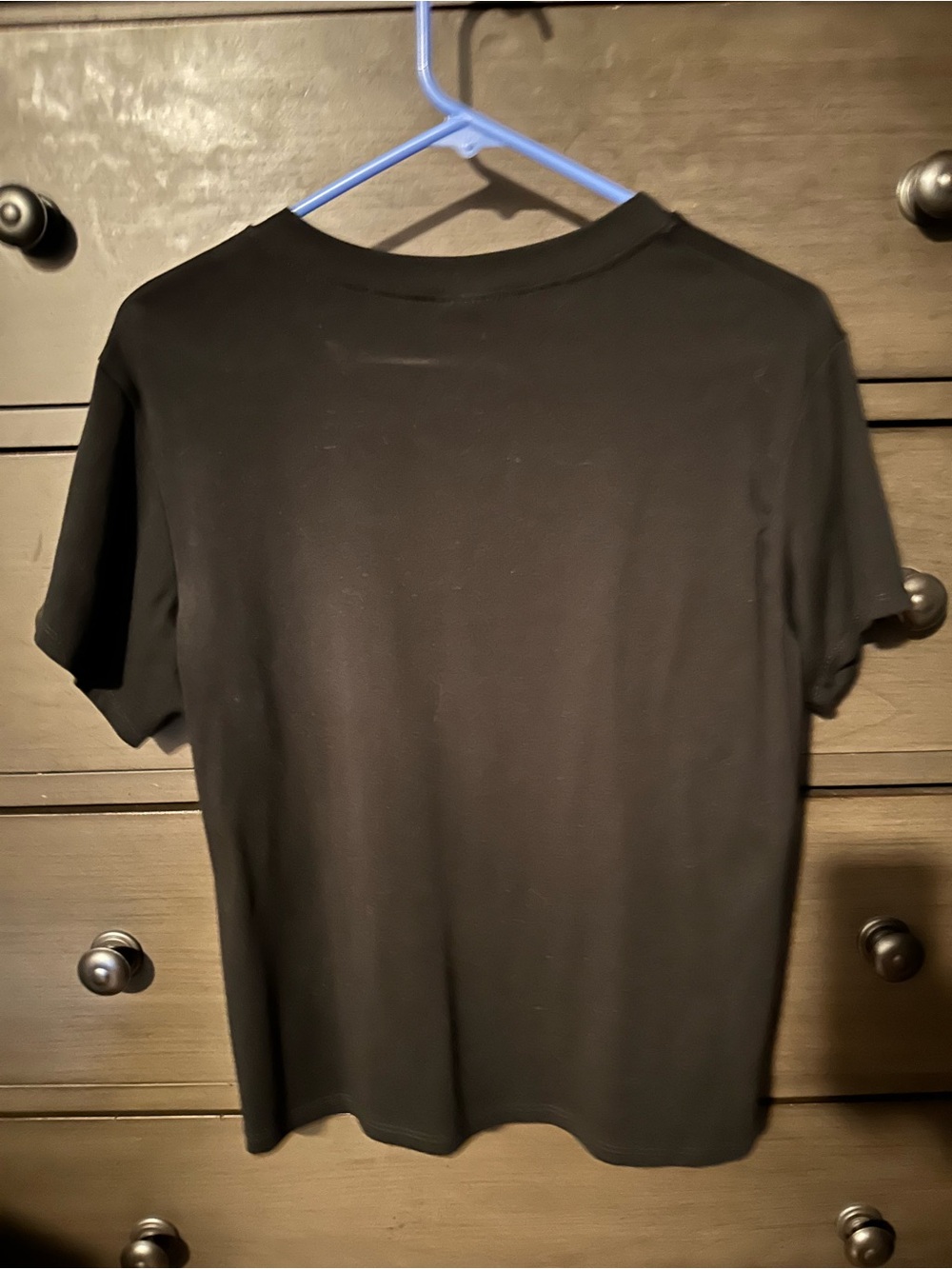 Black Silver Rhinestone Logo Tee - Picture 4 of 4